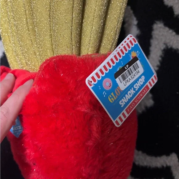 FAO Schwarz 11" Glow Brights Plush LED with Sound French Fries - Picture 4 of 4